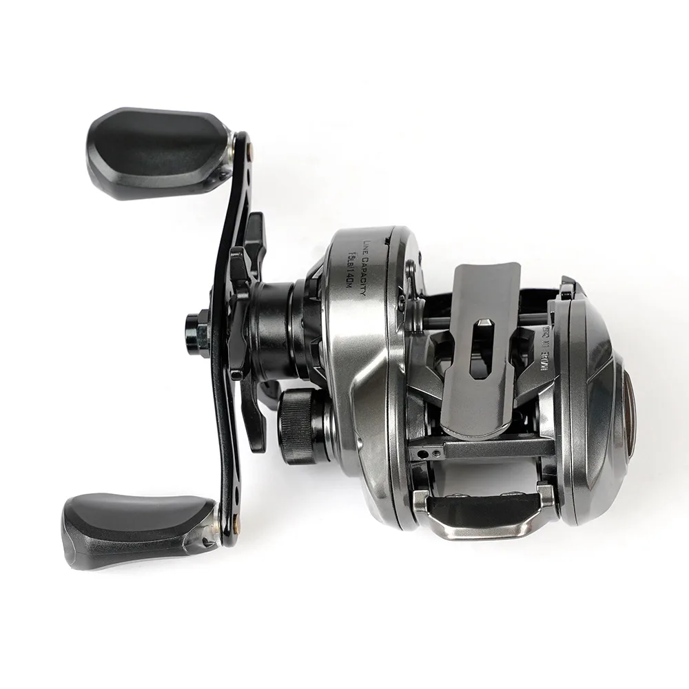 Button Magnetic Braking System 10+1 Double Shielded Stainless Steel Ball Bearings Baitcaster Reel