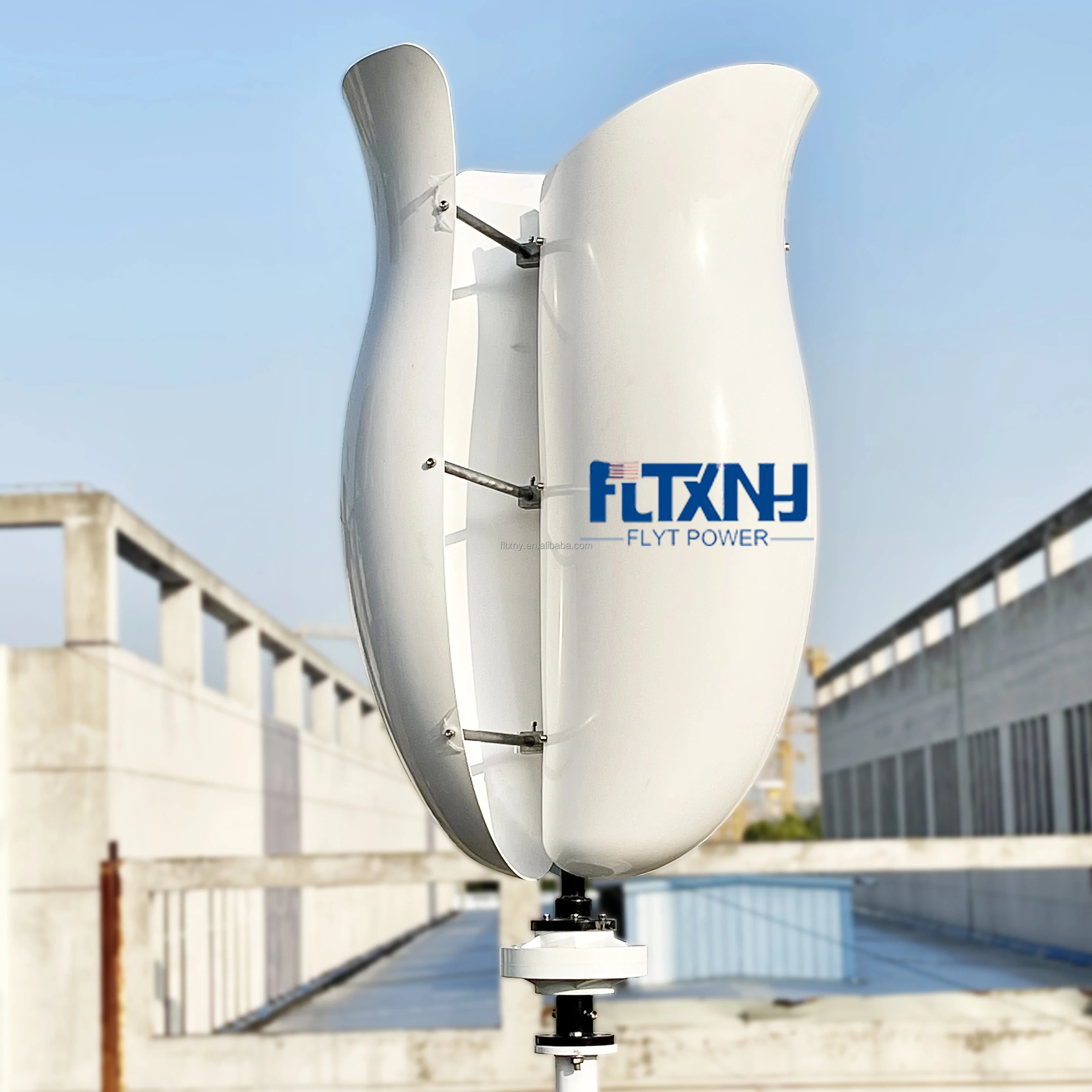 Rose 1kw 5kw 10kw 20kw Windmill Power Plant Vertical Axis Wind Generator Wind Turbine For Home Used