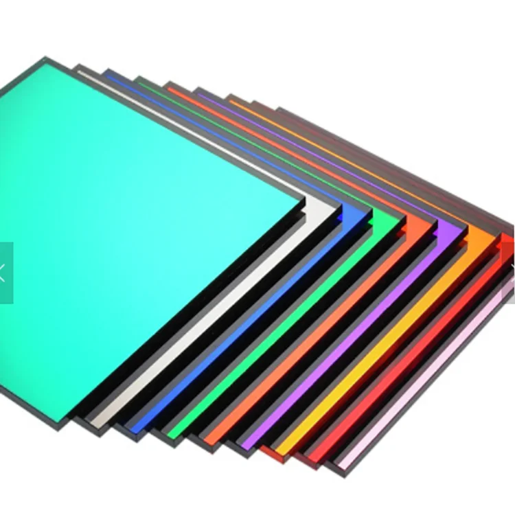 Wholesale Factory Direct Hot Sale One Way Two Way Colored Mirror Glass Sheet