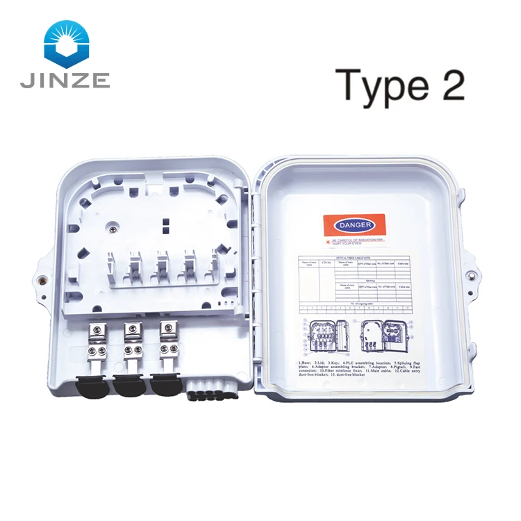 Factory Supply 8 core ftth box plc splitter 1 8 optical distribution box 8 port ODP/ODB/FDB/NAP for fiber optic equipment
