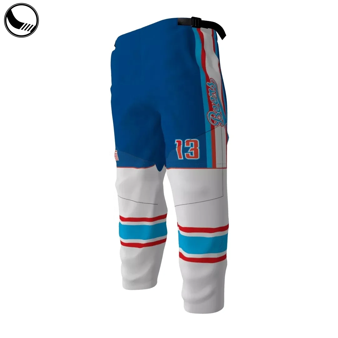 2022 Custom Sublimation Hockey Pants Shells/Wholesale Cheap High Quality Custom Ice Sports Pants/Men Hockey Pants