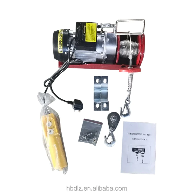 CE Tested Industrial PA500 PA600 Mini Electric Wire Hoist Crane Price