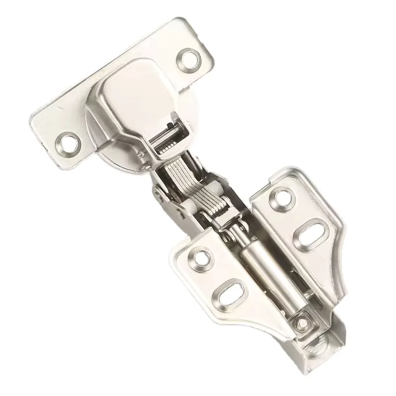 New Arrival 82g Slide on 4 Holes Hydraulic Cabinet Hinge Self Closing Face Frame Hinge for Sliding Bar Ball Cabinet