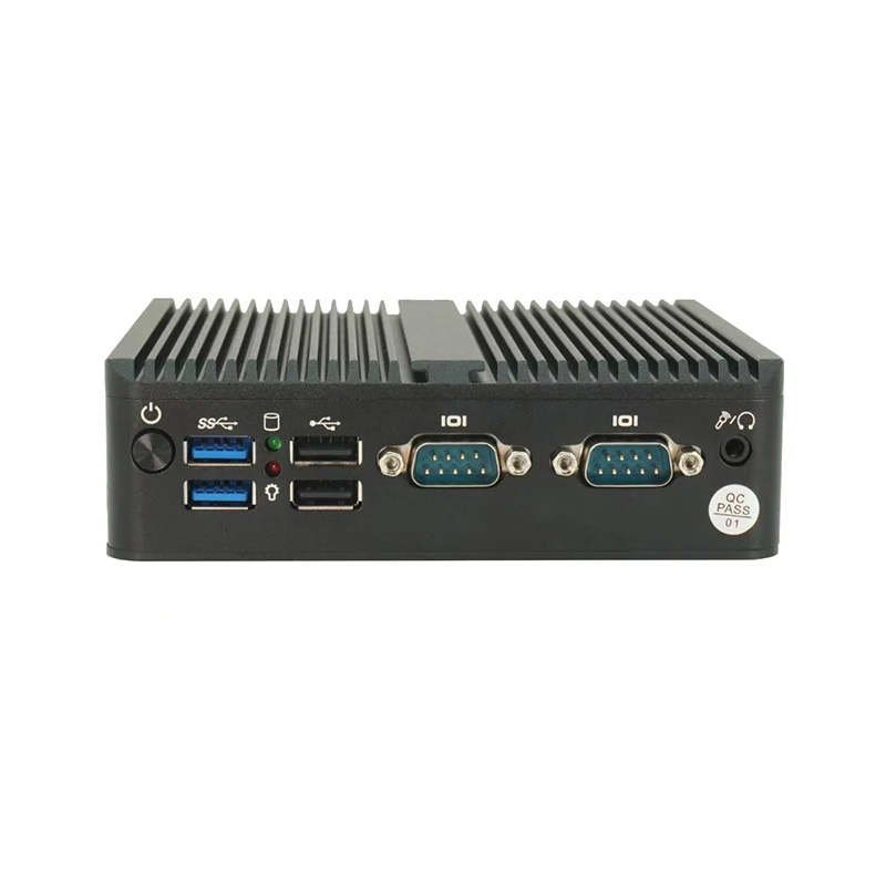 24 Hours 7 Days Working Barebone Embedded Industrial PC 12th Gen Quad Core N100 Fanless PC  for IT Service