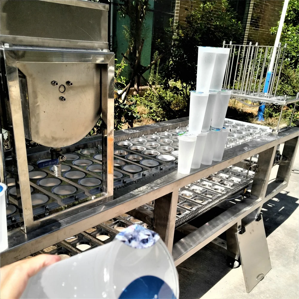 Automatic PP Cup Filling And Sealing Machine for Hummus Yogurt Fruit Juice Packing