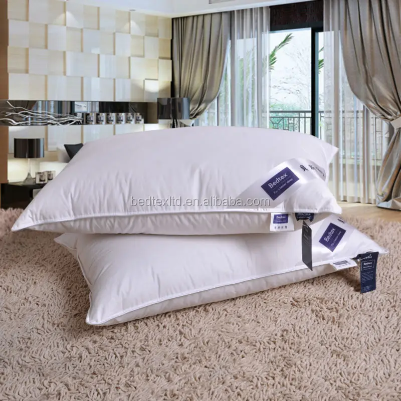 Down Feather Hypoallergenic Pillow Soft Bed Healthy Ergonomic Pillows For Sleeping Queen Size