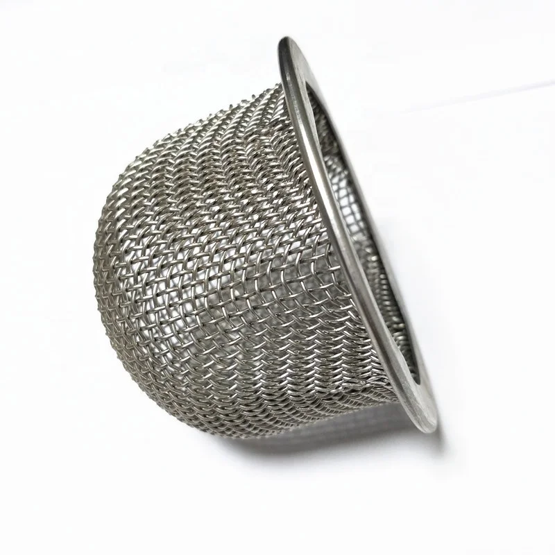 Heat resistant domed mesh screen 316 316L stainless steel filter cap