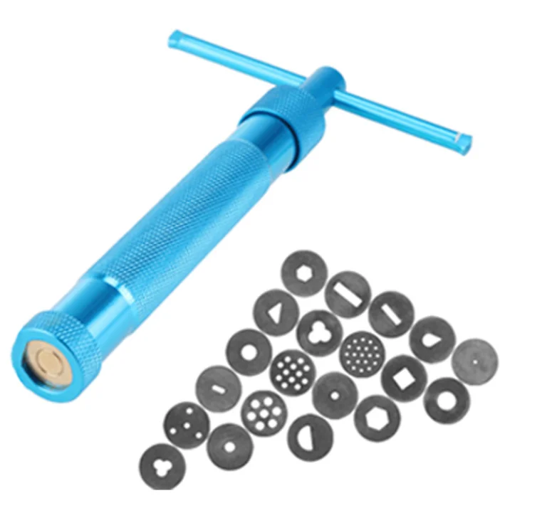 Hot Sales Cake Decoration Sugar Paste Clay Extruder Metal Cookie Press For Clay Craft