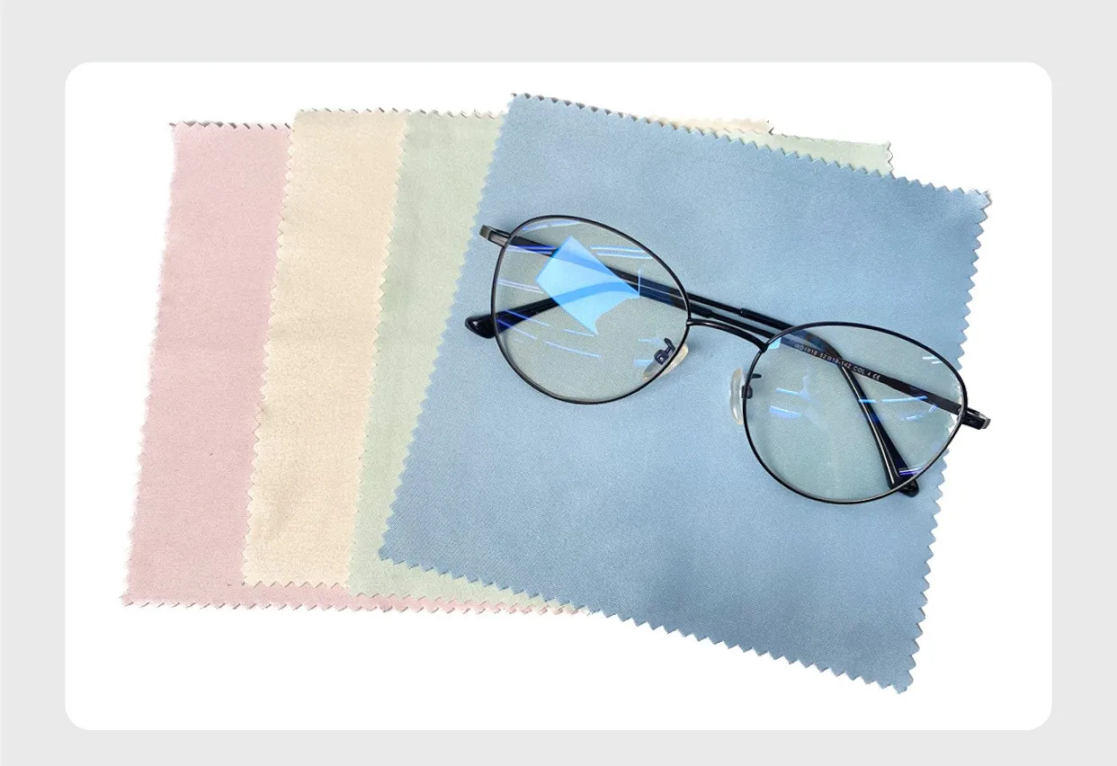 2024 Wholesale Fine Fiber Solid Color Fashion Glasses Cloth for Glasses