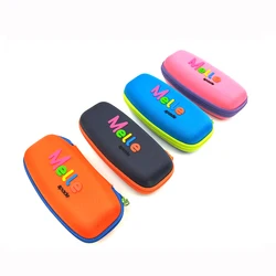 Детский футляр для очков, милый Футляр для солнцезащитных очков на заказ, Детские чехлы для солнцезащитных очков eva, футляр для очков eva на молнии для детей