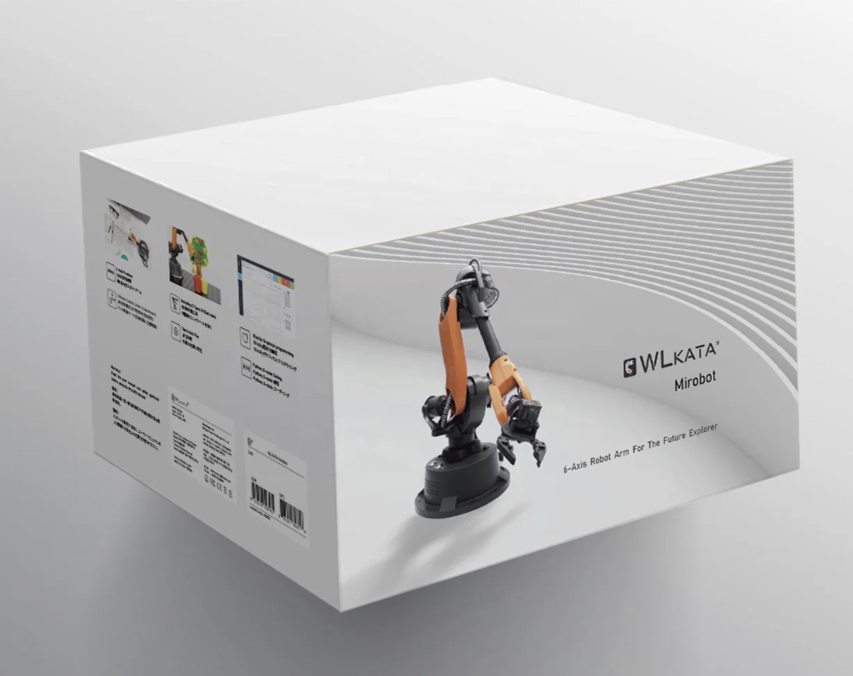  Профессиональный комплект Wlkata Mirobot 6-осевой робот-рука Роботизированный рычаг K12 обучающее