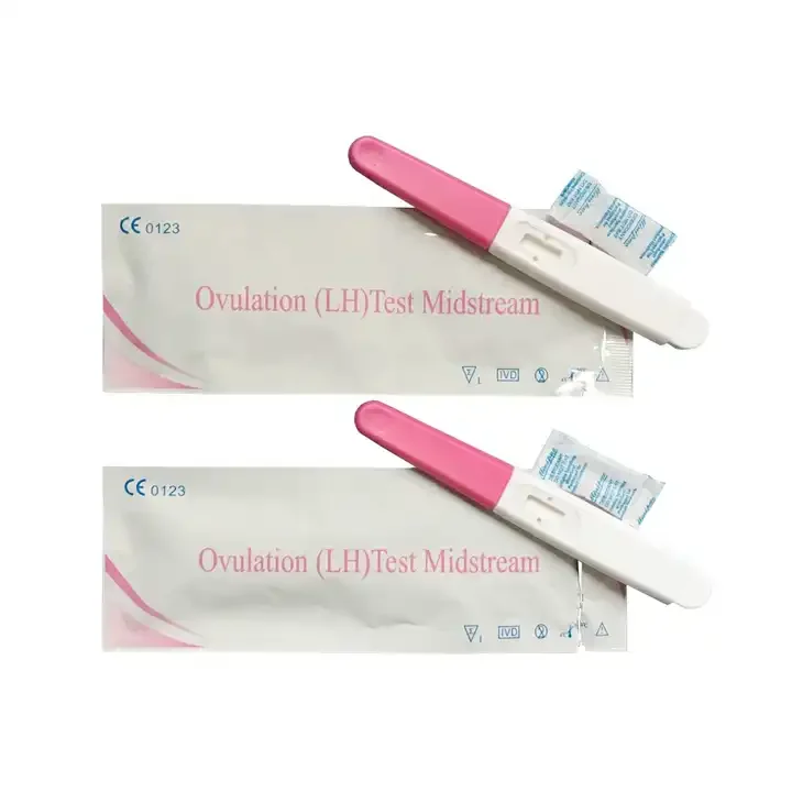 Free shipping one step self testing rapid diagnostic oem ovulation digital LH test MIDSTREAM kits