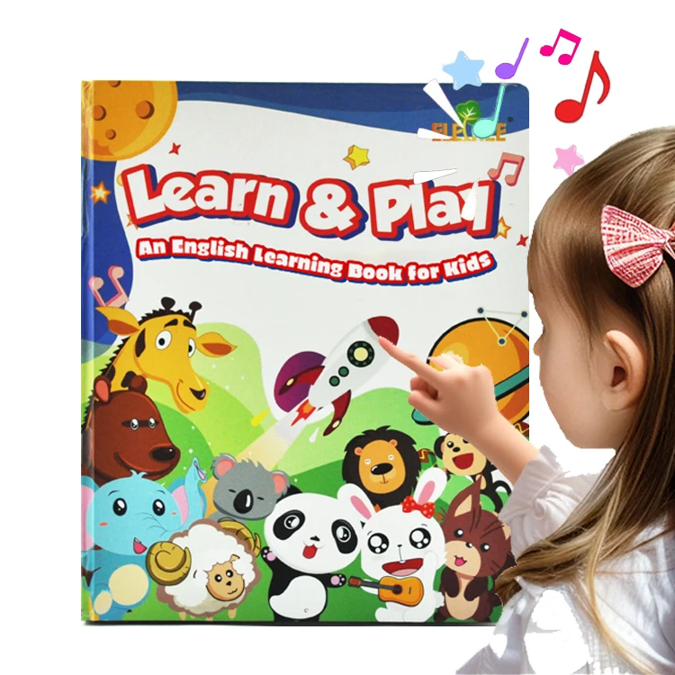 Kids 100 Words Push Button Talking Educational Toys My Electronic Sound Book Children Book