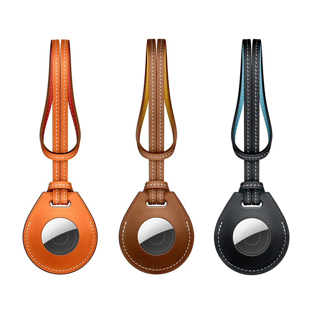 Новый дизайн кожаный защитный чехол для Apple Airtag