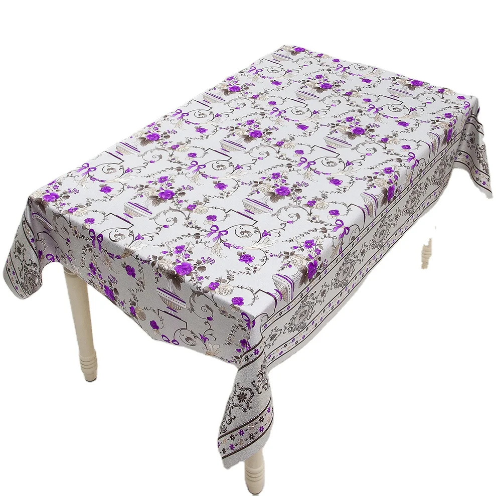 
New design Europe style silver PVC tablecloth roll suppliers white tablecloth PVC roll factory 