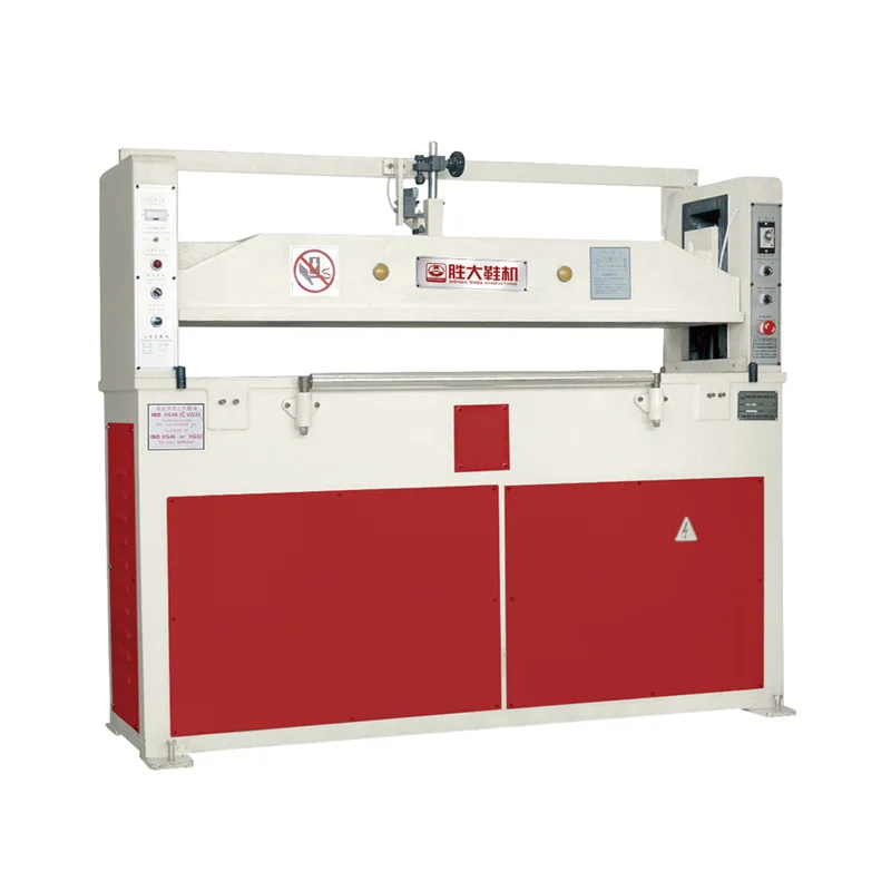 Automatic cutting rubber shoe leather clicker press making machine