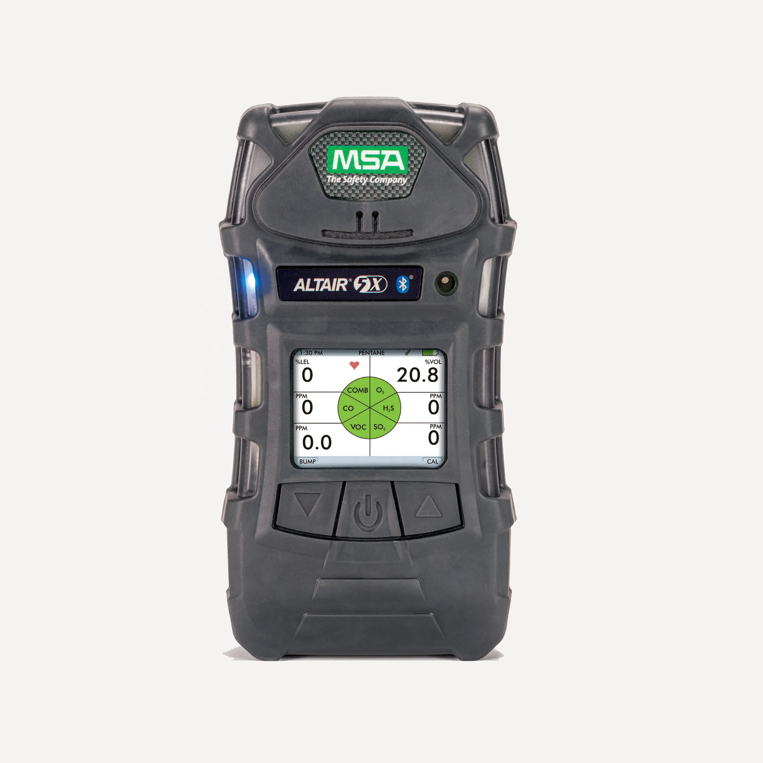 Reliable pumping color multi gas detector MSA ALTAIR 2X 4X 4XR 5X for Ex H2S CO O2 VOC NH3 detecting toxi gas leak detector
