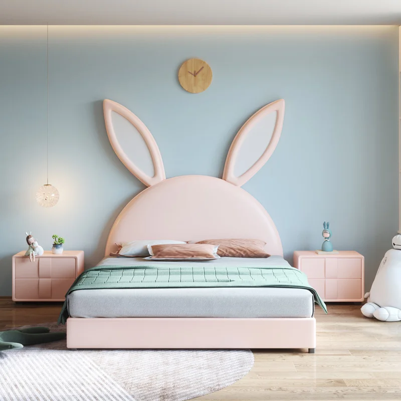 Factory direct sales princess bedroom furniture girl single bunk bed children bed