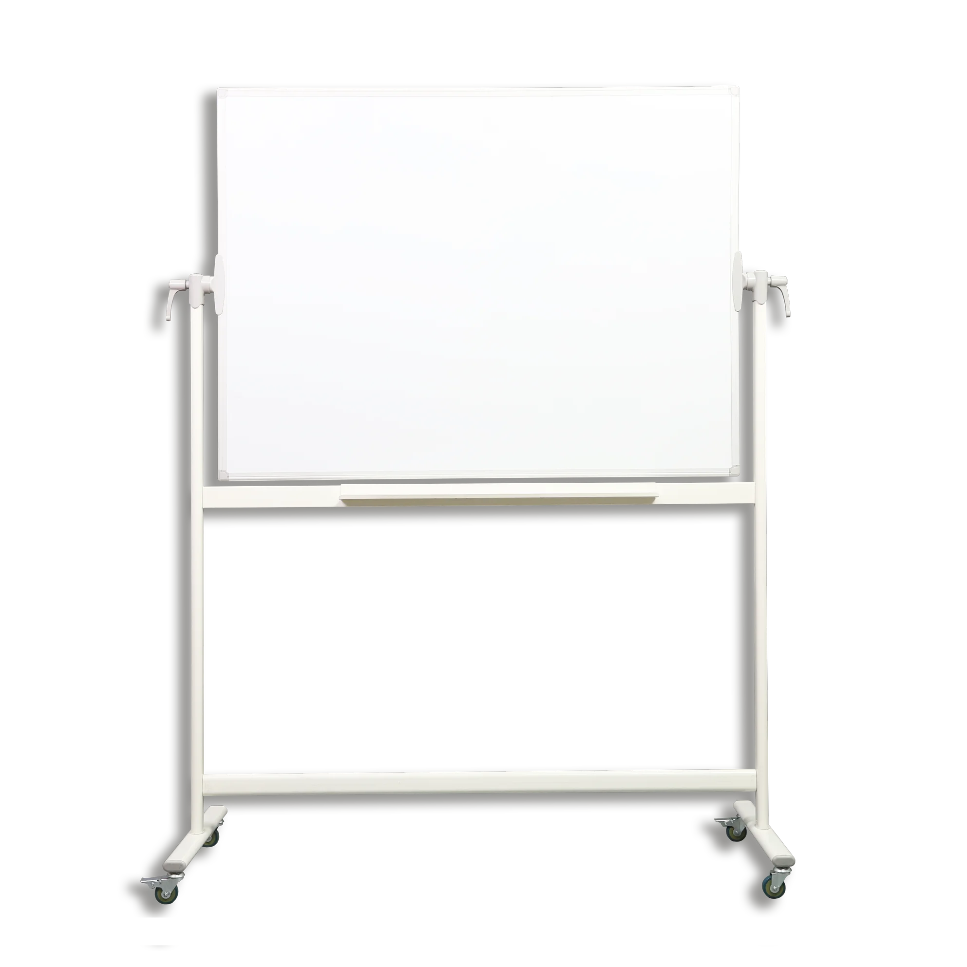 Double Sided Reversible lacquered steel enameled steel surface board Dry Erase Mobile Whiteboard Stand with Wheels