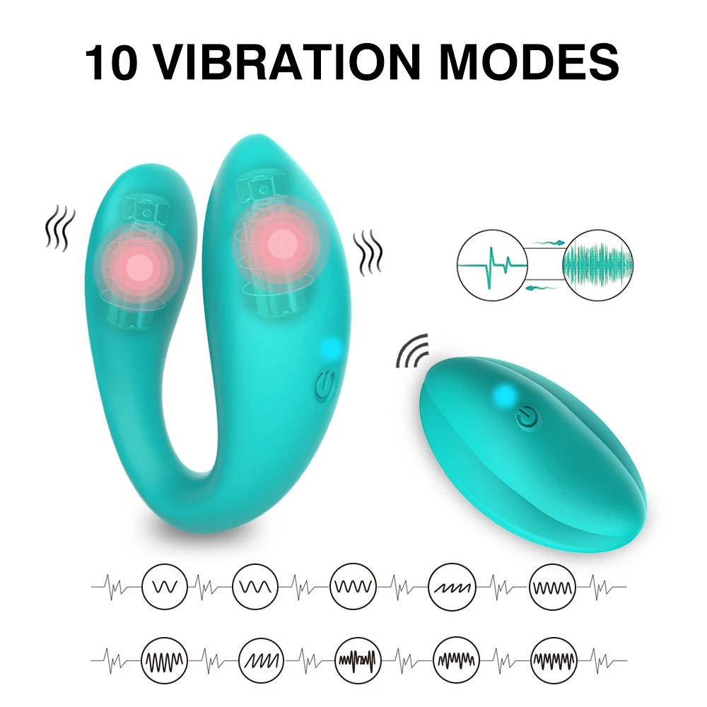 WINYI Wholesale Couples Vibrator Wireless Remote Dual Motor Clitoral Stimulator Vibrating Sex Toy Couple Vibrator For Women