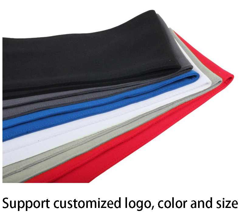 Wholesale Custom logo Workout Tennis Run Head Edge Scarf Sweatband Sports Elastic Tie Back Headband For Men Women