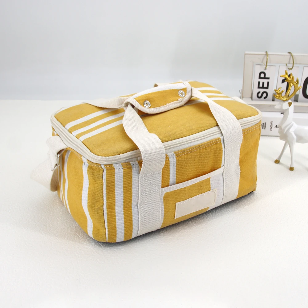 Wholesale Non Woven Insulated Lunch Cooler Bag For Food Custom Logo Promotional Reusable Thermal Insulation Bag