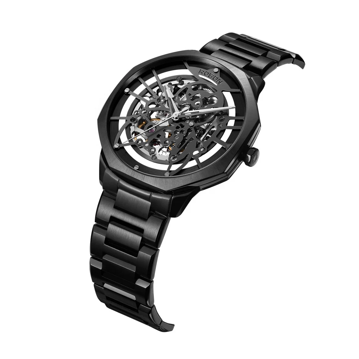 
China Supplier Swiss Brand Automatic Man Watches Custom Logo Wrist Watch Men Mechanical Watch 