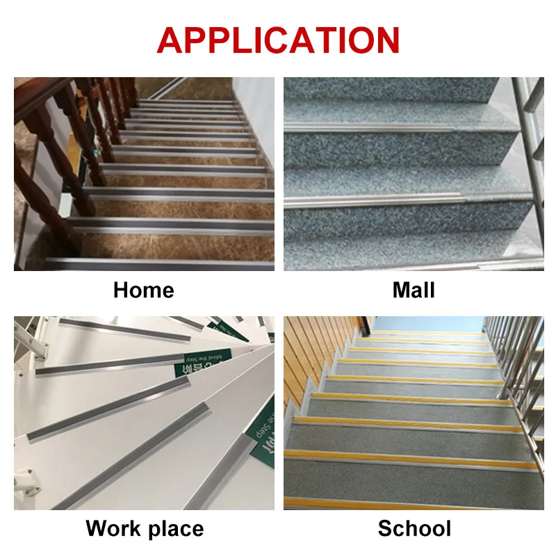 euo wholesale manufacturer stainless stair nosing trims for ceramic tile