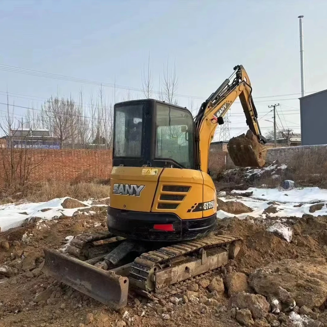 Used Hot Sale Mini Excavator Sany 35u Track Crawler Micro Digger Tractor for Sale Sany Excavator