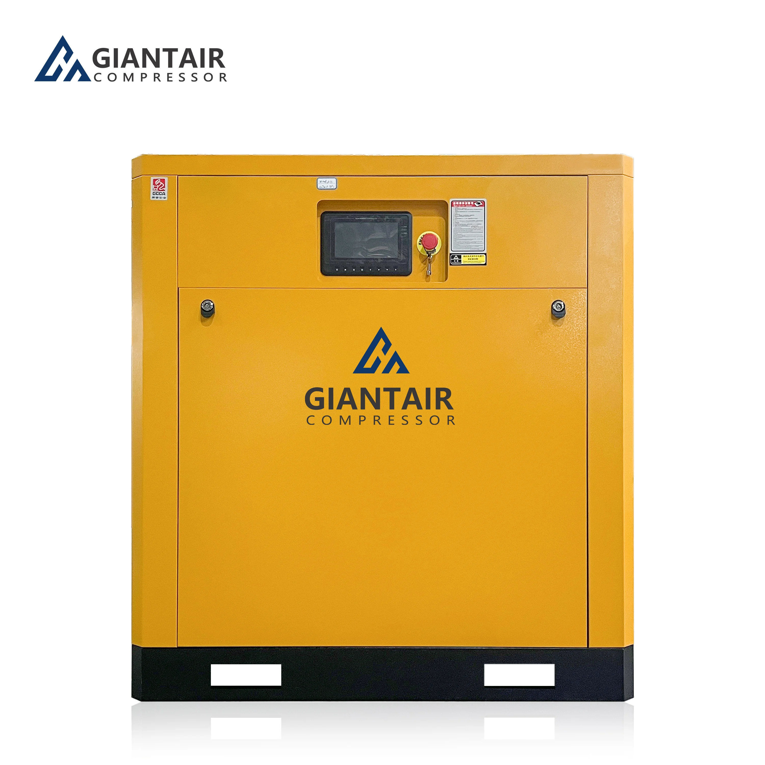 GIANTAIR 4kw 7.5kw 15kw 22kw 37kw 75kw superior silent aircompressor screw air compressor air-compressors