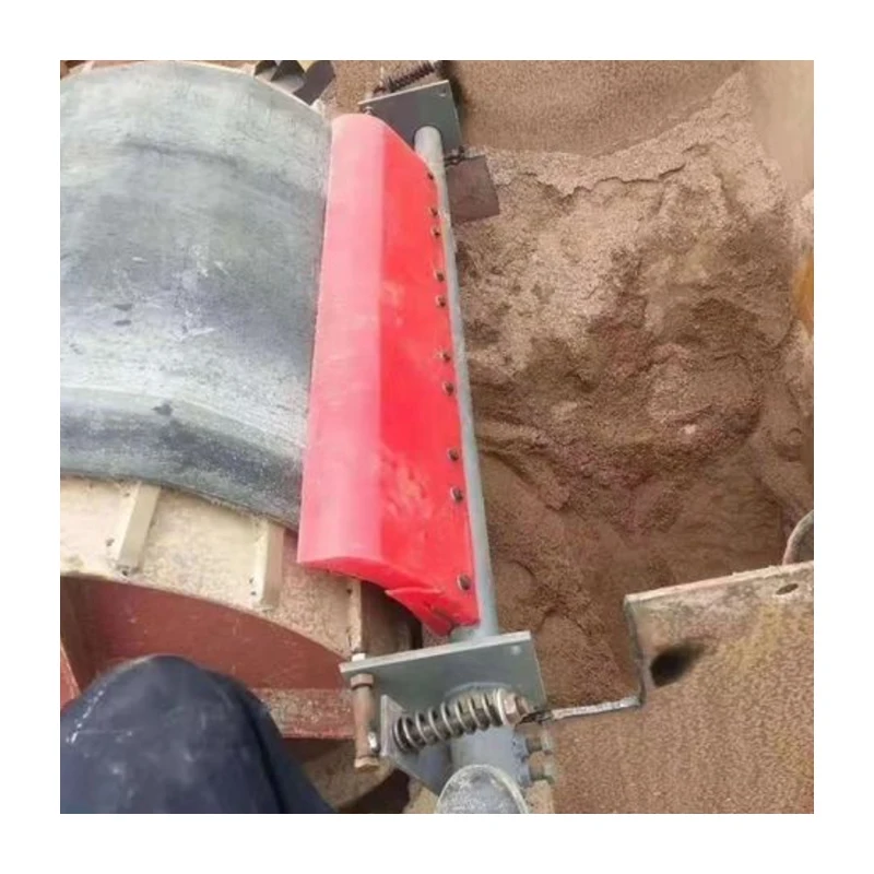 good quality coal mining secondary p type polyurethane PU rubber conveyor belt cleaner blade scraper