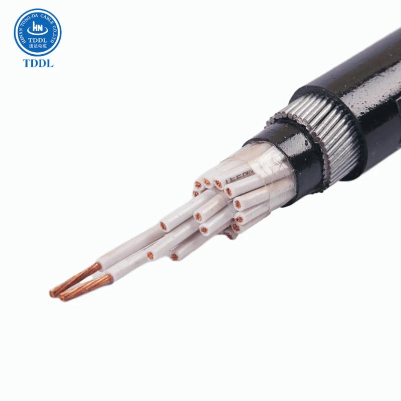  Multi-core 0.6/1kV Copper conductor XLPE insulated Steel wire armoured PVC sheathed N2XRGbY Control