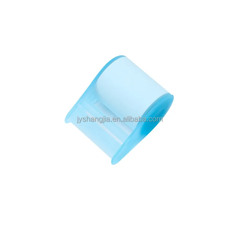 Custom logo bright color strong adhesive roll Sticky Notes round paper pad