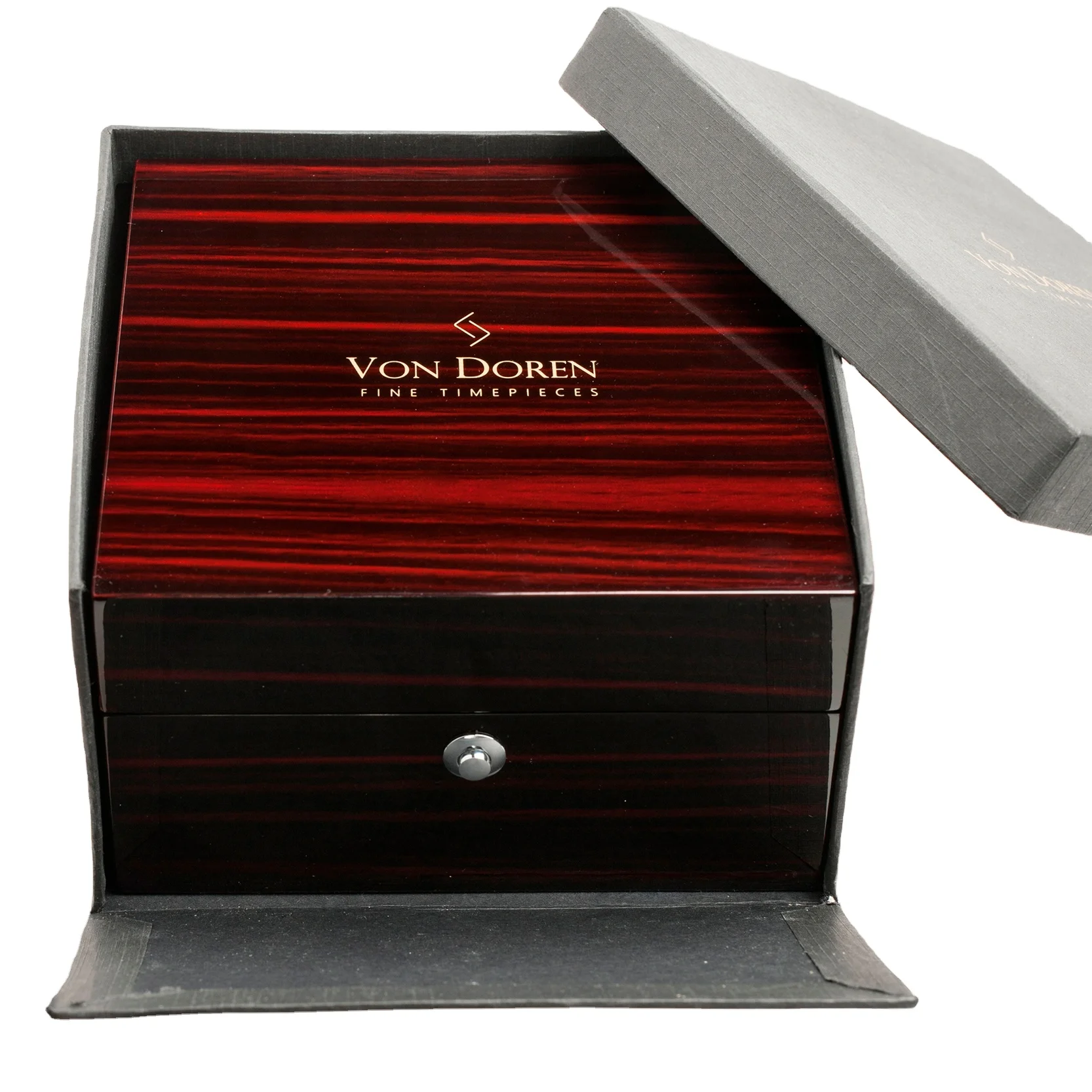 Customized high end piano lacquer MDF watch box