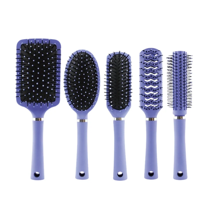 Air Cushion Hair Skin Detangling Shampooing Comb Massage Hair-Care Scalp Massage Brush Set