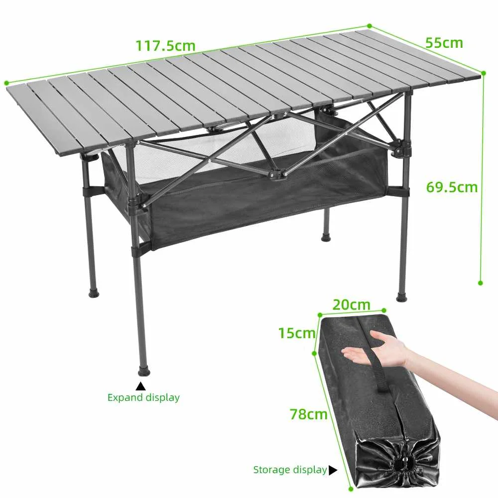 Factory Direct Selling Portable Folding Multi Purpose Outdoor Height adjustable Camping Table