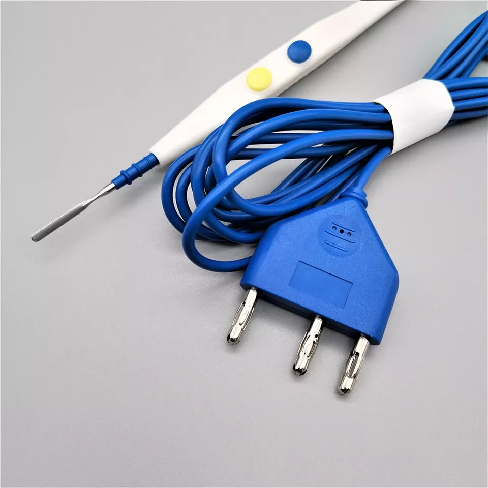 Disposable Medical Coagulation Cutting ESU Surgical Electrode Electrosurgical Pencil