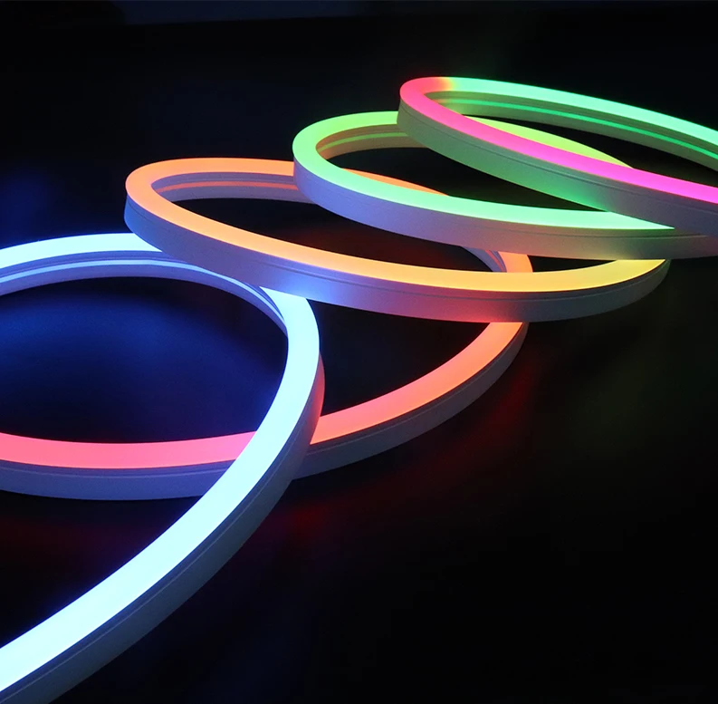 Banqcn ip65 12 мм Ширина fpc dc24v умный водонепроницаемый знак Гибкая неоновая Светодиодная лента ip67 веревка