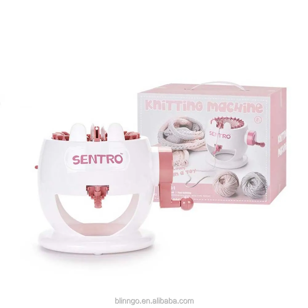Мини-машинка для вязания, Детская модернизированная машинка для вязания ручной работы, детский ткацкий ткач, «сделай сам», для шляп, носков, свитеров, игрушек