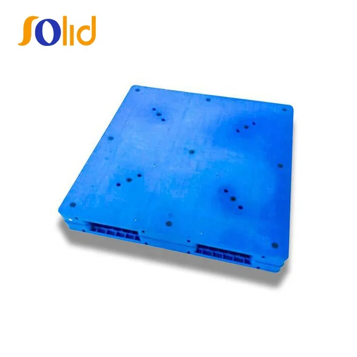 
1300X1100 Welded Flat Top Double Sides Plastic Pallet Steel Reinforced Pallets 