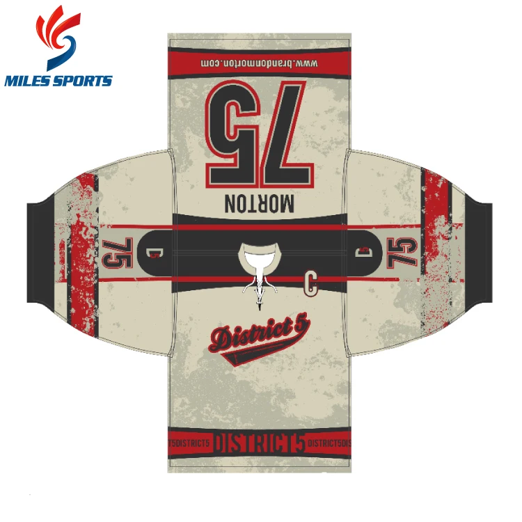 
4xl hockey jerseys sublimated design 