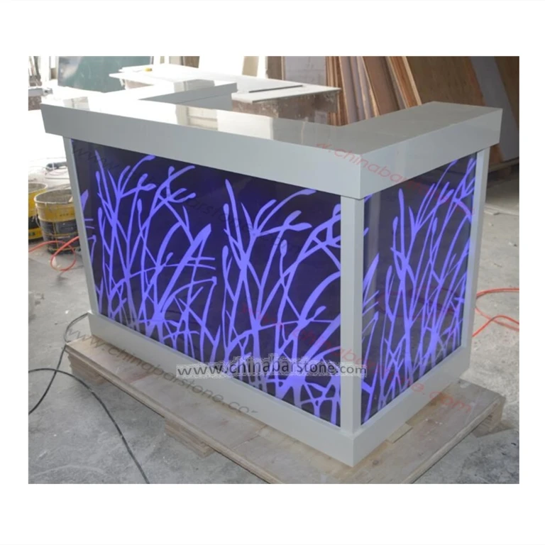 Customized Led displays dj equipment light mixer music mixer dj table stand booth