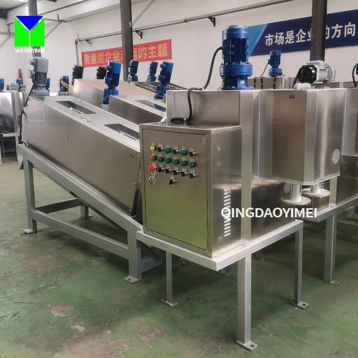 food  waste water Sludge dewatering machine Screw Press for wastewater sludge dehydrator