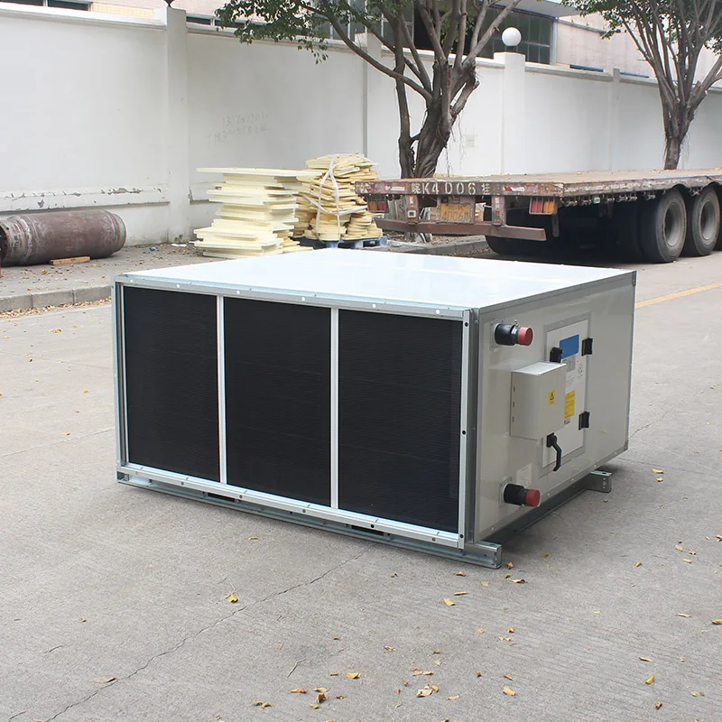 Industrial Clean Room Ahu 5 Rows Fresh Air Double Skins Air Handling Unit