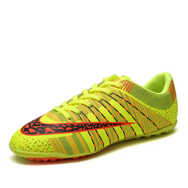 2018 most popular design football boots professional Cheap kid Soccer football shoe girl Sport futsal Cleats School size 33-44