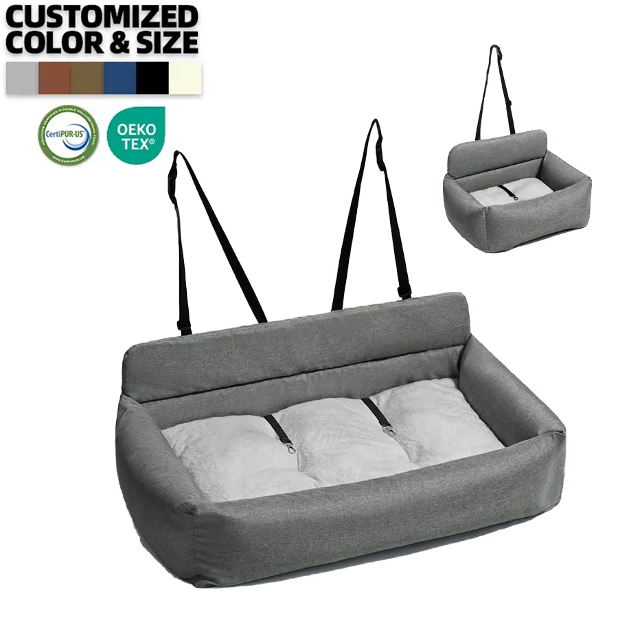 High quality Luxury pet car seat Dog Car Seat Pet sofa Bag Travel safety booster Bed Washable cover Pets dog car seat cushion