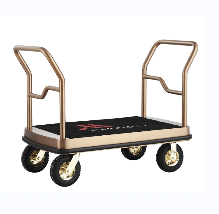 2022 New design hotel luggage cart , Bellman cart , Bellboy trolley