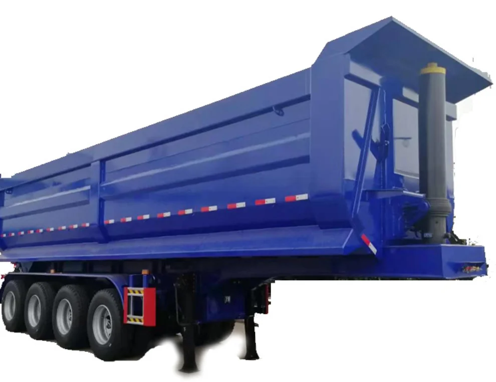 JINMA China Factory Direct Global Hot Selling 3 4 Axle 100 Ton Rear End Dump Semi Trailer