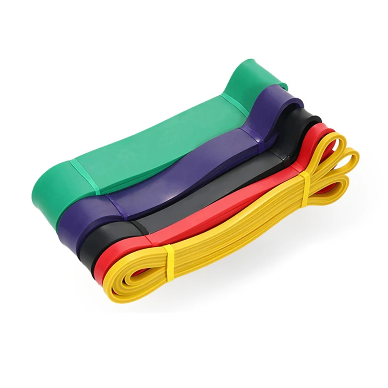 Custom High Elastic Thick Colored Silicone Rubber Band Fitness Rubber Band