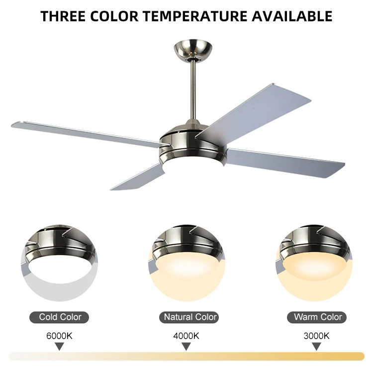 Luxury modern Lamp Air Sove Spare Fashion Bulbs Waterproof Free Control Bladeless Hvls Outdoor Remote Home Ac Ceiling Fan